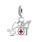 Angel Nurse Charm

Celebrate the selfless dedication and compassionate care of nurses with the Angel Nurse Charm—a beautiful tribute to the heroes in the medical field